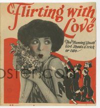 6d356 FLIRTING WITH LOVE herald '24 Flaming Youth girl Colleen Moore shows a trick or two!