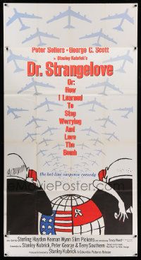 6f075 DR. STRANGELOVE 3sh '64 Stanley Kubrick classic, Peter Sellers, great Tomi Ungerer art!