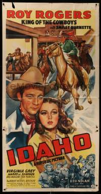 6f101 IDAHO 3sh '43 art of Roy Rogers & Trigger, Virginia Grey & The Sons of the Pioneers!
