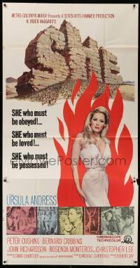 6f152 SHE 3sh '65 Hammer fantasy, full-length sexy Ursula Andress, who must be possessed!