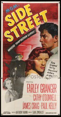 6f153 SIDE STREET 3sh '50 Farley Granger, Cathy O'Donnell, directed by Anthony Mann!