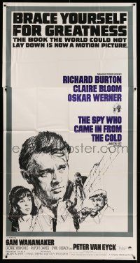 6f160 SPY WHO CAME IN FROM THE COLD 3sh '65 Richard Burton, Claire Bloom, from John Le Carre novel