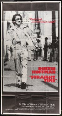 6f164 STRAIGHT TIME int'l 3sh '78 full-length Dustin Hoffman, don't let him get caught, different!