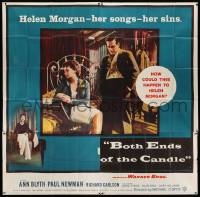 6f218 HELEN MORGAN STORY 6sh '57 Paul Newman loves pianist Ann Blyth, her songs, and her sins!