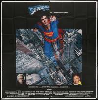 6f246 SUPERMAN 6sh '78 hero Christopher Reeve flying from Metropolis, Gene Hackman, Marlon Brando