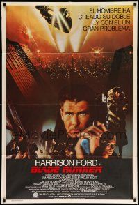 6f702 BLADE RUNNER Argentinean '82 Ridley Scott sci-fi classic, Harrison Ford, different!
