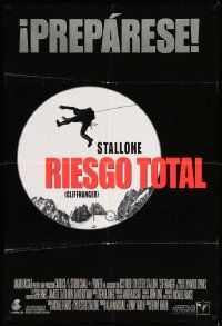 6f727 CLIFFHANGER DS Argentinean '93 Sylvester Stallone, cool different mountain climbing image!