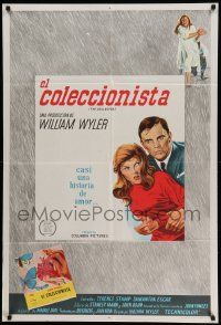 6f728 COLLECTOR Argentinean '65 art of Terence Stamp & Samantha Eggar, William Wyler directed!