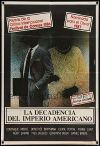 6f748 DECLINE OF THE AMERICAN EMPIRE Argentinean '86 wacky different art, Canadian romantic comedy!