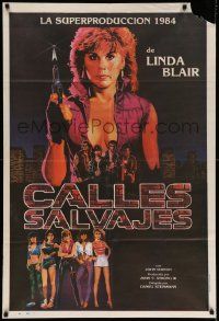 6f921 SAVAGE STREETS Argentinean '84 Linda Blair, they raped her sister & killed her best friend!
