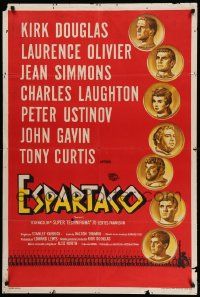 6f930 SPARTACUS Argentinean '61 classic Stanley Kubrick & Kirk Douglas epic!