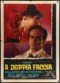6f329 DOUBLE FACE Italian 1p '69 Klaus Kinski & half-naked women, written by Lucio Fulci!