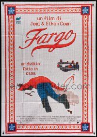 6f341 FARGO Italian 1p '96 a homespun murder story from the Coen Brothers, great image!