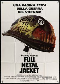 6f350 FULL METAL JACKET Italian 1p '87 Stanley Kubrick Vietnam War movie, Philip Castle art!