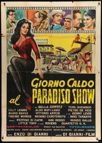 6f359 GIORNO CALDO AL PARADISO SHOW Italian 1p '62 great art of sexy girls by Deamicis!