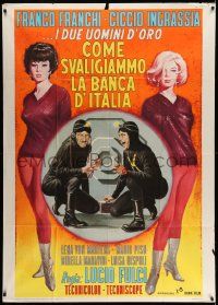 6f383 HOW WE ROBBED THE BANK OF ITALY Italian 1p '66 Lucio Fulci, bank robbers Franco & Ciccio!