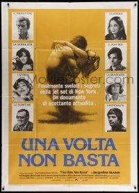6f447 ONCE IS NOT ENOUGH Italian 1p '75 Kirk Douglas, Alexis Smith, written by Jacqueline Susann!