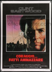 6f498 SUDDEN IMPACT Italian 1p '84 Clint Eastwood is at it again as Dirty Harry, great image!