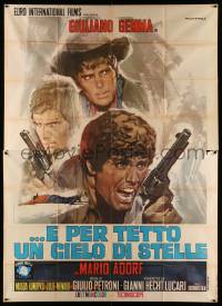 6f639 SKY FULL OF STARS FOR A ROOF Italian 2p '68 Gasparri spaghetti western art of Giuliano Gemma
