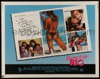 6g533 BLAME IT ON RIO 1/2sh '84 Demi Moore, Michael Caine, super sexy postcard image!