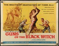 6g606 GUNS OF THE BLACK WITCH 1/2sh '61 super sexy art, unconquerable barbarians of the sea!