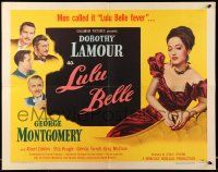 6g683 LULU BELLE style A 1/2sh '48 art of sexy Dorothy Lamour & w/George Montgomery!