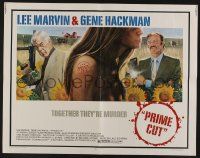 6g785 PRIME CUT 1/2sh '72 Lee Marvin w/machine gun, Hackman w/cleaver, together they're murder!