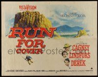 6g842 RUN FOR COVER 1/2sh '55 James Cagney, Viveca Lindfors, John Derek, directed by Nicholas Ray!