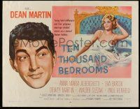 6g912 TEN THOUSAND BEDROOMS style A 1/2sh '57 Dean Martin & sexy Anna Maria Alberghetti in bed!