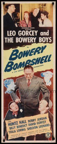 6g053 BOWERY BOMBSHELL insert '46 Leo Gorcey, Huntz Hall and the Bowery Boys!