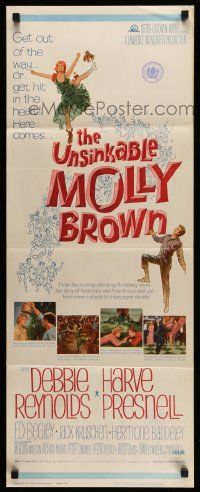 6g479 UNSINKABLE MOLLY BROWN insert '64 Debbie Reynolds, get out of the way or hit in the heart!