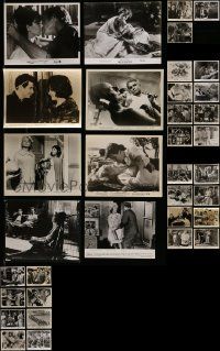 6h263 LOT OF 43 1960S 8X10 STILLS '60s great scenes from a variety of different movies!