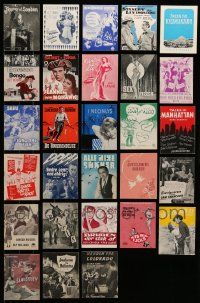6h214 LOT OF 28 DANISH PROGRAMS '30-60s many different images from mostly U.S. movies!
