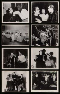 6h195 LOT OF 12 REPRO UNIVERSAL HORROR 8.5X11 PHOTOS '80s Bela Lugosi as Dracula, Frankenstein!