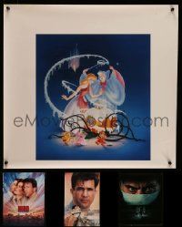 6h333 LOT OF 4 UNFOLDED SPECIAL POSTERS '90s a variety of great movie images!