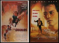 6h336 LOT OF 3 UNFOLDED ONE-SHEET, REPRO AND PAKISTANI POSTERS '80s-90s cool movie images!