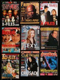 6h154 LOT OF 9 HORROR/SCI-FI MOVIE MAGAZINES '90s-00s filled with great images & information!
