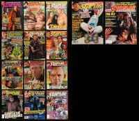 6h147 LOT OF 14 STARLOG MOVIE MAGAZINES '80s-00s filled with great images & information!