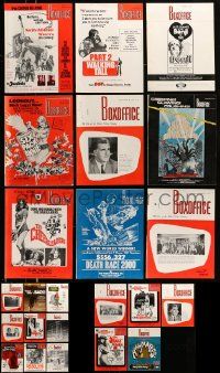 6h069 LOT OF 23 BOX OFFICE 1975 EXHIBITOR MAGAZINES '75 filled with movie images & information!