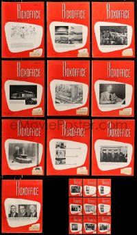 6h075 LOT OF 19 BOX OFFICE 1964 EXHIBITOR MAGAZINES '64 filled with movie images & information!