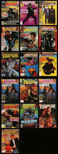 6h144 LOT OF 16 STARLOG MOVIE MAGAZINES '70s-90s James Bond, Batman, Superman, Alien & more!