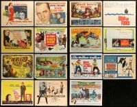 6h050 LOT OF 15 TITLE LOBBY CARDS '50s-60s great images from a variety of different movies!