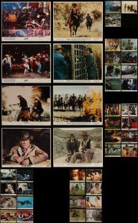 6h262 LOT OF 43 1970S 8X10 MINI LOBBY CARDS '70s great scenes from a variety of different movies!