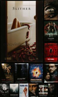 6h436 LOT OF 18 UNFOLDED DOUBLE-SIDED 27X40 MOSTLY HORROR/SCI-FI ONE-SHEETS '00s-10s cool images!