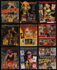 6h178 LOT OF 9 VINTAGE HOLLYWOOD POSTERS AUCTION CATALOGS '98-05 best full-color poster images!