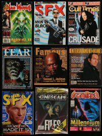 6h155 LOT OF 9 HORROF/SCI-FI MAGAZINES '80s-00s including lots of movie & TV images & info!!