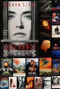 6h374 LOT OF 30 UNFOLDED DOUBLE-SIDED MOSTLY 27X40 ONE-SHEETS '90s-00s a variety of movie images!