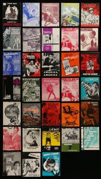 6h213 LOT OF 33 DANISH PROGRAMS '50-60s many different images from mostly U.S. movies!