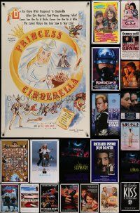 6h391 LOT OF 26 UNFOLDED MOSTLY SINGLE-SIDED MOSTLY 27X41 ONE-SHEETS '70s-90s great movie images!
