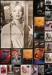 6h288 LOT OF 25 UNFOLDED COMMERCIAL, VIDEO, SPECIAL, ADVERTISING, REPRO AND AUSTRALIAN POSTERS '80s+